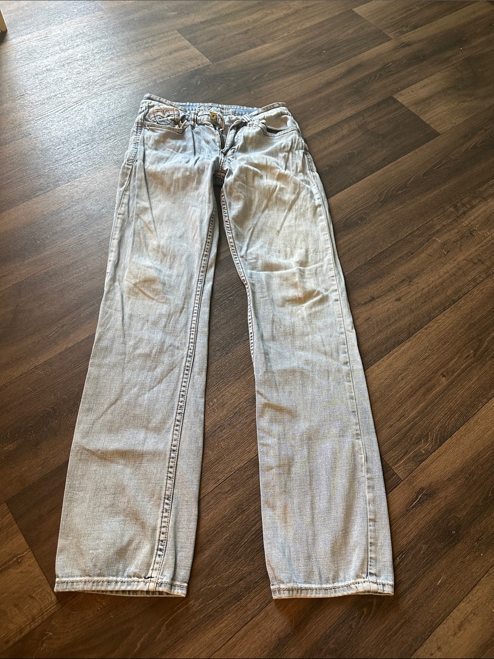 Cody James Light Wash Men’s  Straight-Leg Jeans - Classic Everyday Style